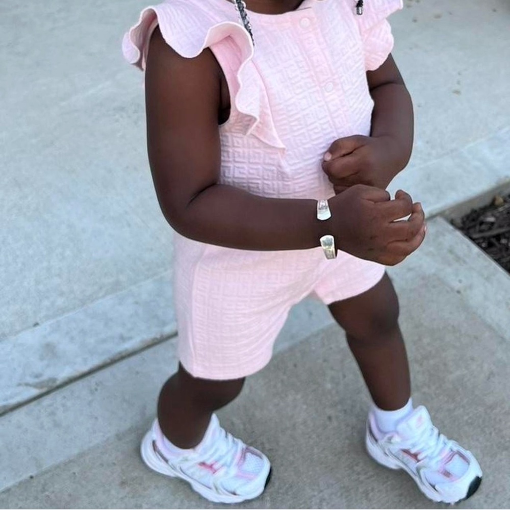 Givenchy ruffle play suit romper